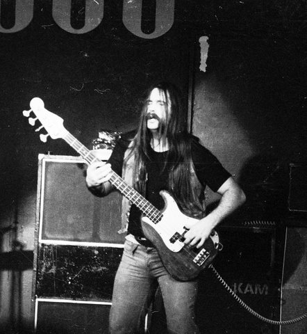 British blues guitarist Mick Clarke - SALT at Reading Rock 1977