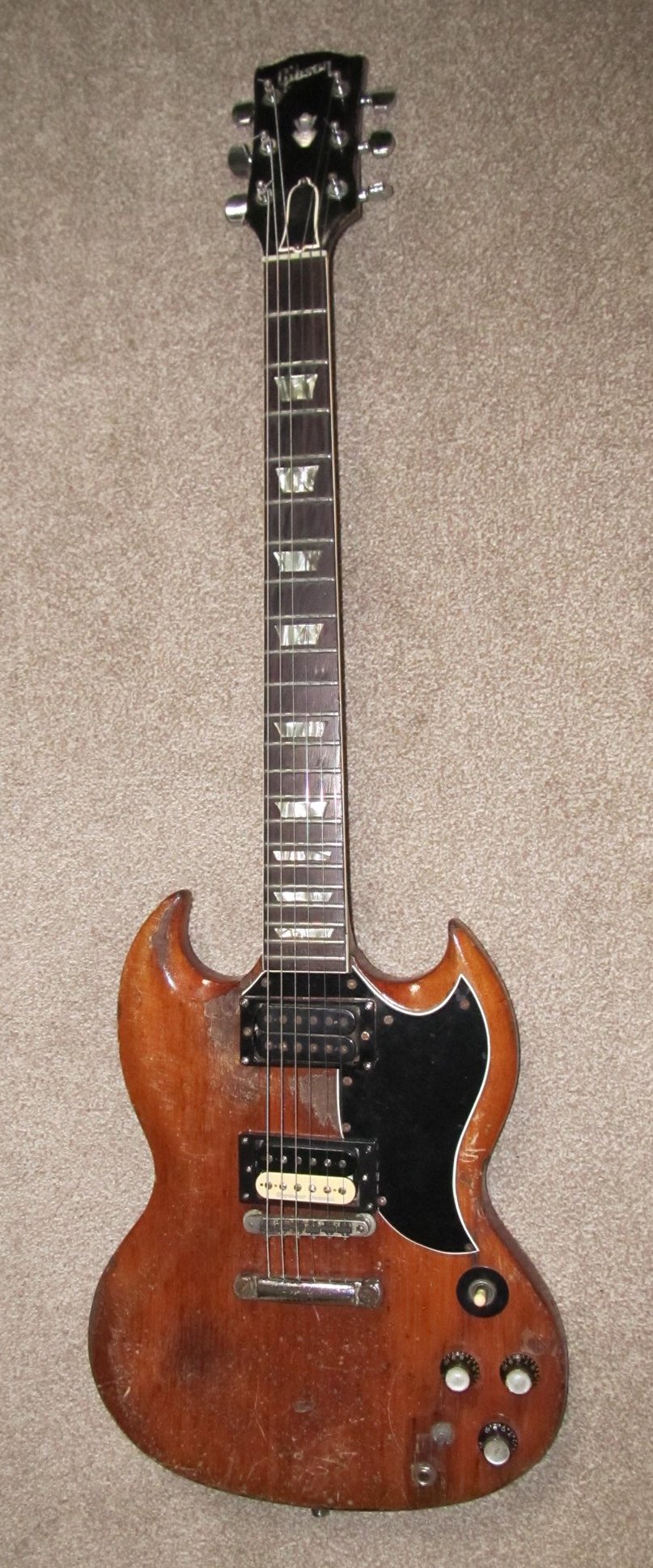 Mick Clarke's 1963 Gibson SG Standard - Gnasher