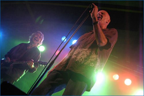 Bill Thorndycraft and Mick Clarke with Killing Floor at Harelbeke Blues and Rock Festival, Belgium