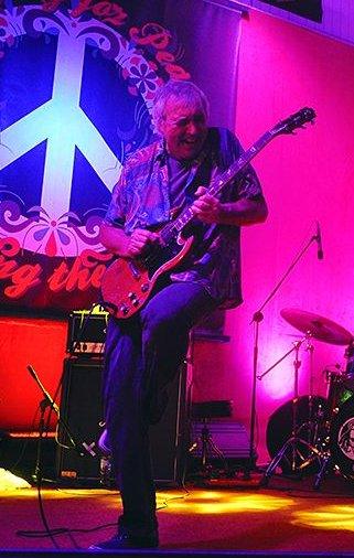British blues guitarist Mick Clarke